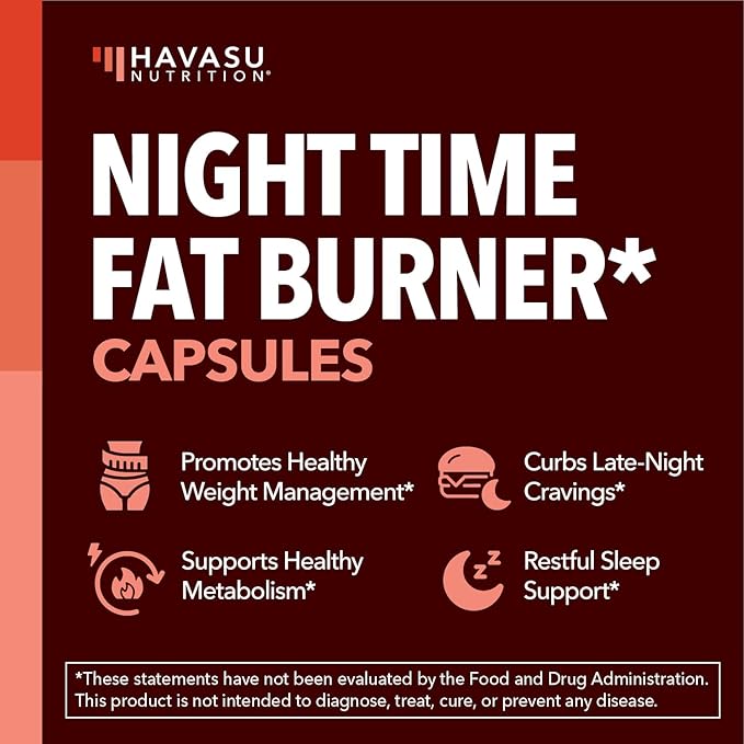 Night Time Fat Burner Capsules for Men and Women - Image 3
