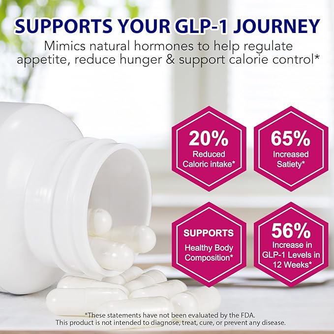 GLP-1 Supplement – 120 Capsules GLP 1 Supplements Support - Image 5