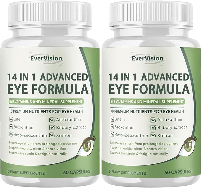 14 in 1 Advanced Eye Formula – Eye Vitamin and Mineral Supplement by Unknown
