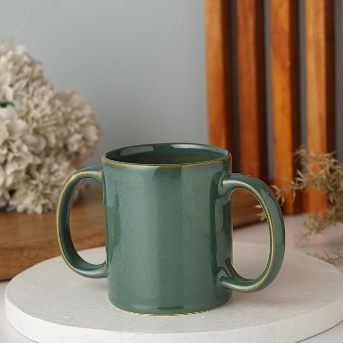 HealthGoodsIn Dual Handle Mug to Aid Tremors, 11.83 US Fl. Oz. - Image 5