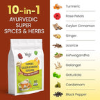 VEGS Turmeric Golden Milk 60 Pyramid Tea Bags - Image 4