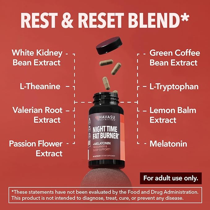 Night Time Fat Burner Capsules for Men and Women - Image 5