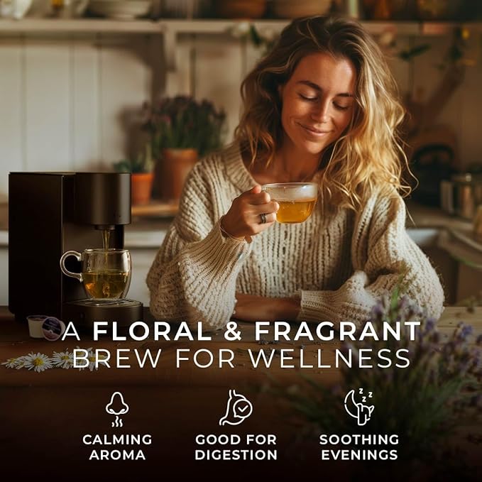 Gya Tea Co Chamomile Lavender Herbal Tea Pod- Decaf Wellness Tea - Image 3