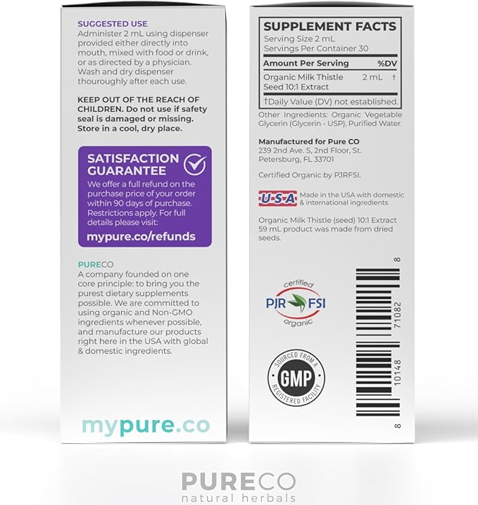 USDA Organic Milk Thistle Tincture - Image 7