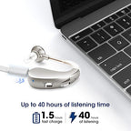 Britzgo Hearing Aids, Noise Cancelling by Digital Chip, Rechargeable Sound - Image 2