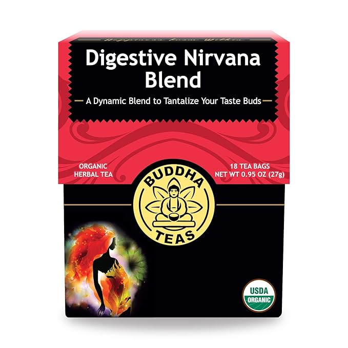 Buddha Teas - Organic Digestive Nirvana Blend - Herbal Tea - by BuddhaTeas