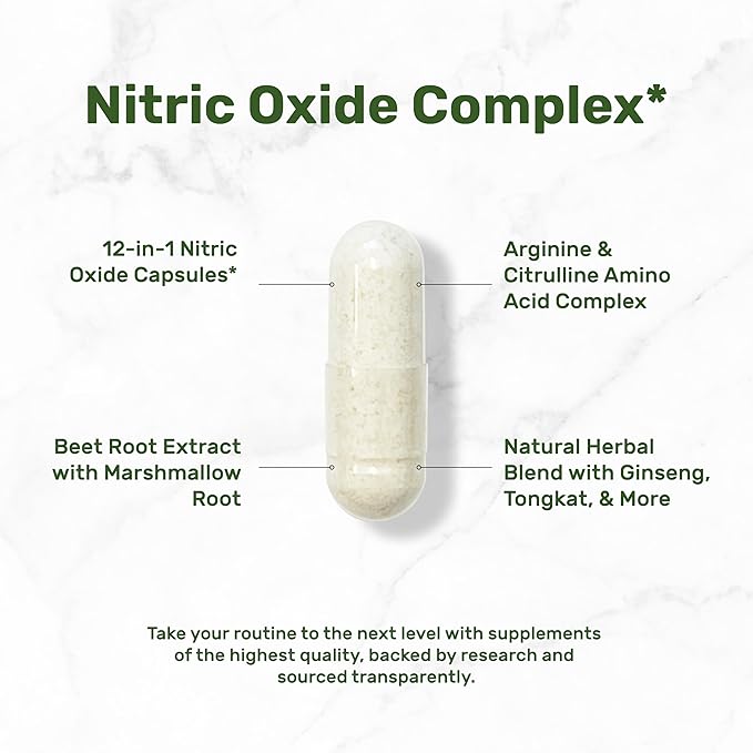 Nitric Oxide Supplement 3, 300 Capsules | 12-in-1 Complex - Image 3