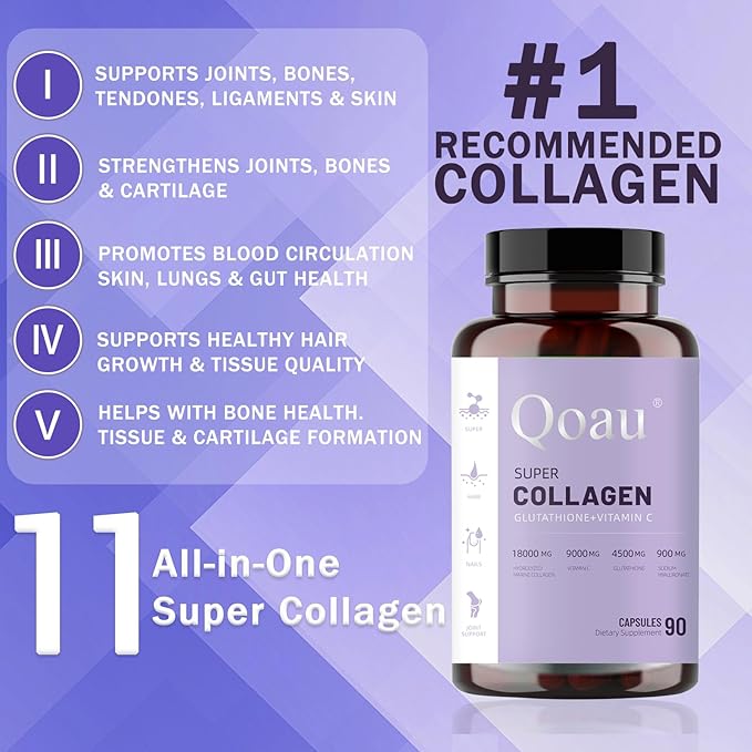 11-in-1 Multi-Collagen Peptides | Joint Support, Muscle Recovery & Stress - Image 3