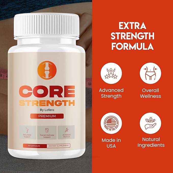 Core Strength Capsules, CoreStrength Premium Supplement Joint Vitamins Support - Image 4