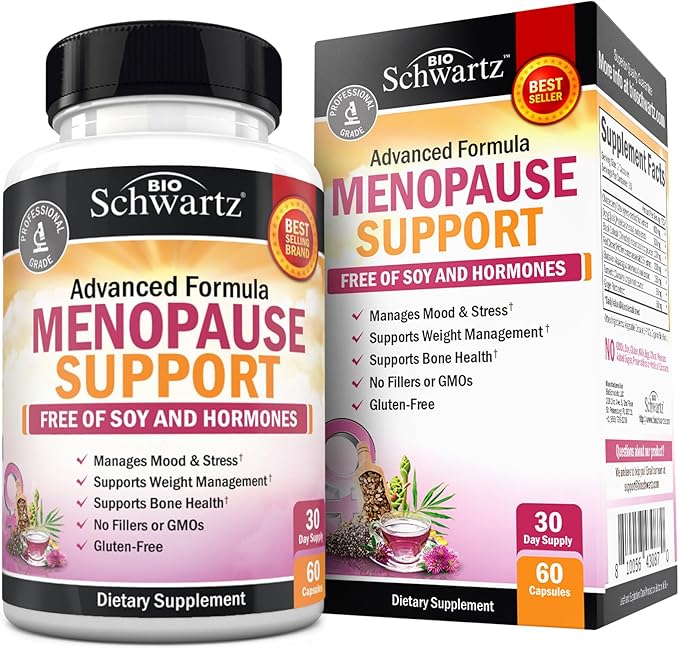 Herbal Menopause Support for Women by BioSchwartz