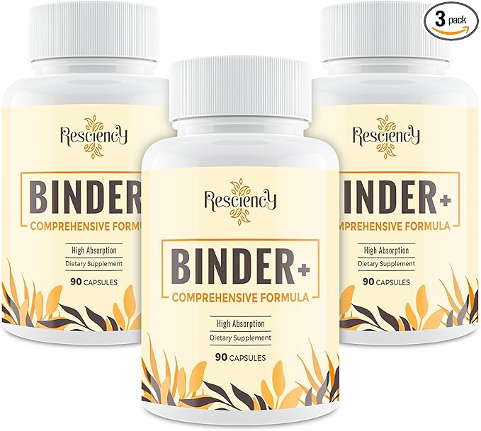 Resciency Detox Binder Supplement – Activated Charcoal, Bentonite Clay by Resciency