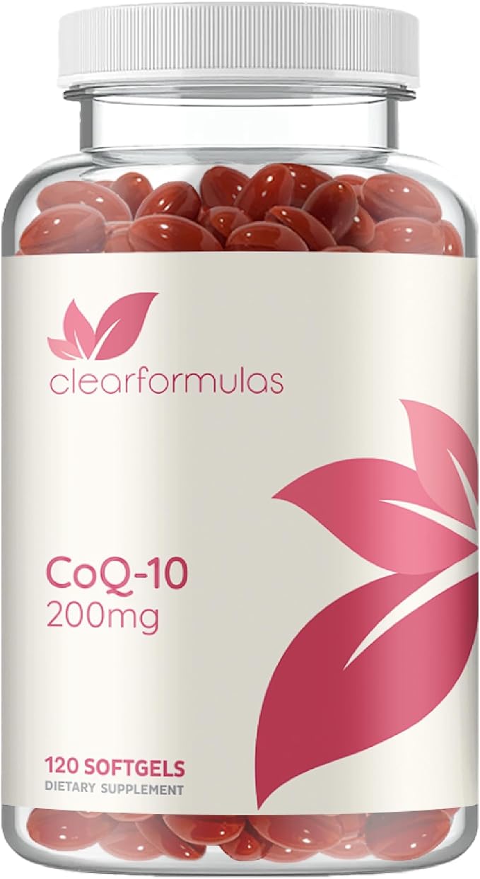CoQ10 200mg Softgels by ClearFormulas