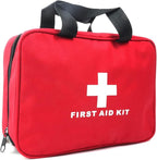 First Aid Bag First Aid Kit Empty Medical Storage Bag Red Trauma Bag by PAXLAMB