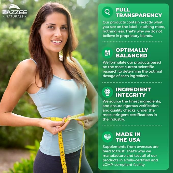 Zazzee White Kidney Bean 10:1 Extract, 1800 mg per Serving, 200 Vegan Capsules - Image 5