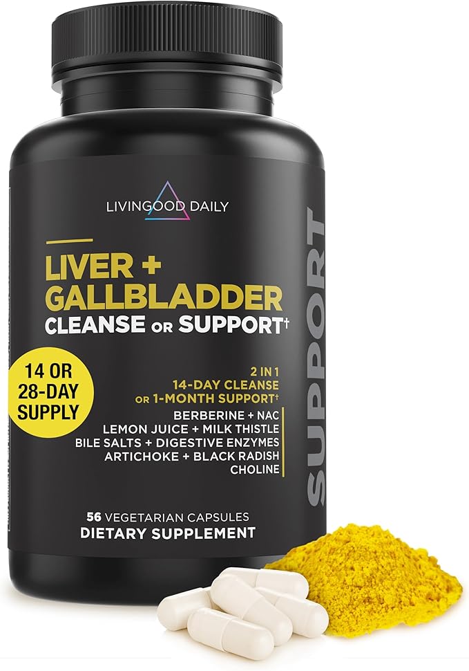 Livingood Daily Liver & Gallbladder Cleanse or Support Supplement by LivingoodDaily