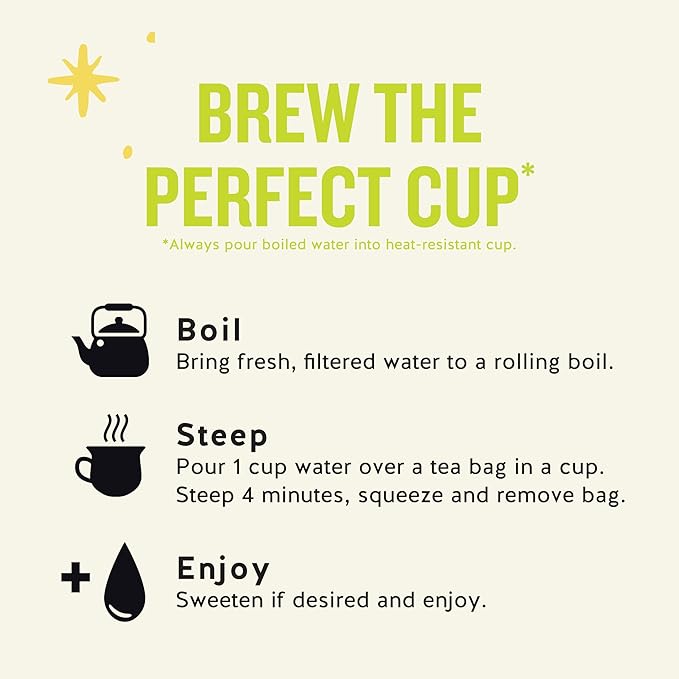 Celestial Seasonings Honey Lemon Ginseng Green Tea, Caffeinated, 20 Tea Bags Box - Image 6