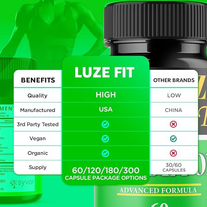 Luze Fit Capsules, Official LuzeFit Support Pills - Image 3