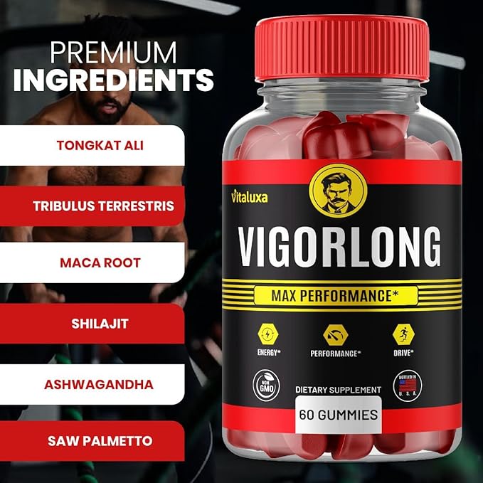 Vigorlong Gummies Maximum Strength All Natural Advanced Formula Performance - Image 2