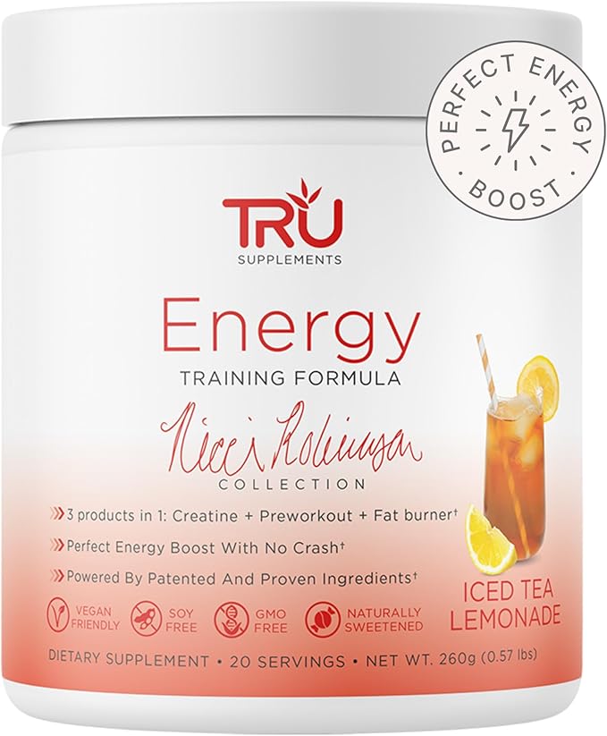 TRU Supplements Supplements Energy, Pre Workout Training Formula, Vegan Friendly by TRUSupplements