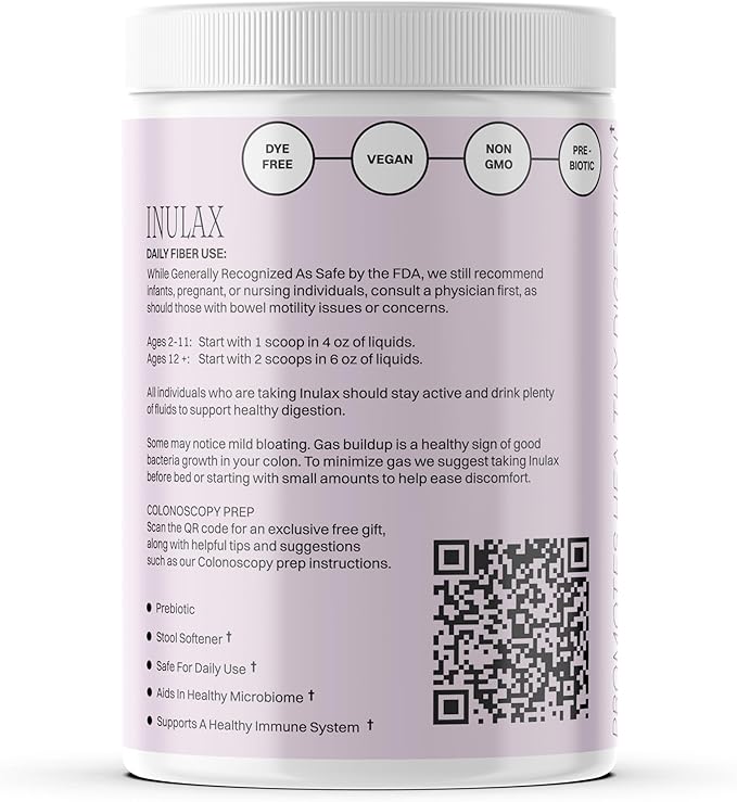 1 Tub Unflavored 128 Servings | Constipation Relief - Image 2