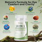 Evervision 14 in 1 Advanced Eye Formula, Eye Vitamin and Mineral Supplement - Image 3