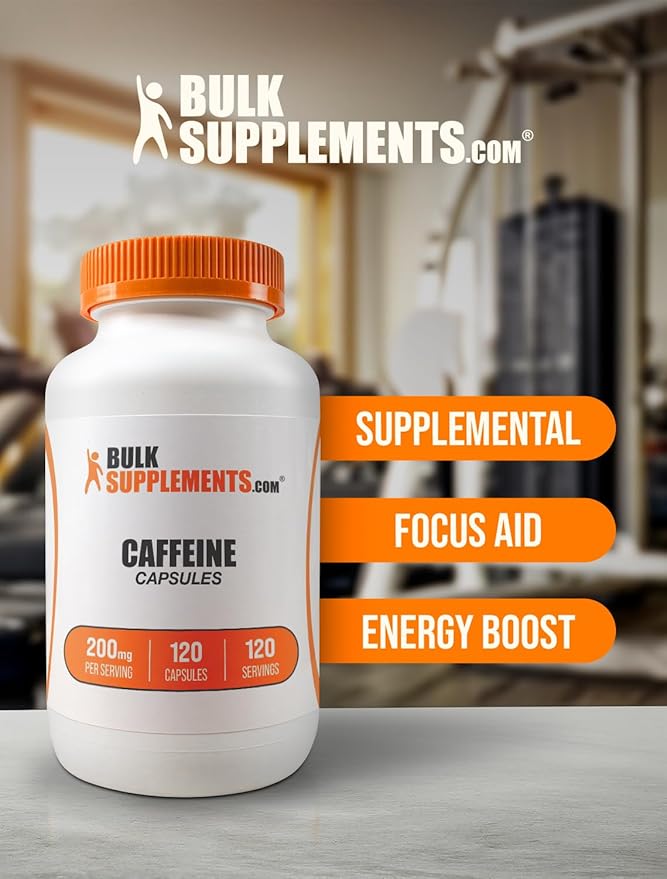 BulkSupplements.com Caffeine 200mg Capsules - Image 5