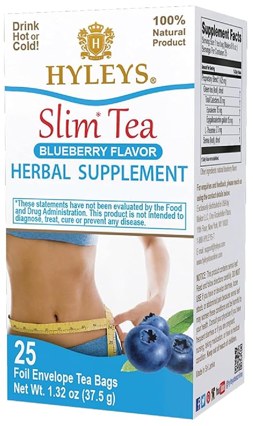 Hyleys Slim Tea Blueberry Flavor by HYLEYSTEA