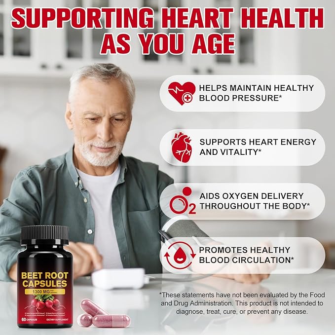 Beet Root Capsules 1300mg, Beet Root Powder - Image 5