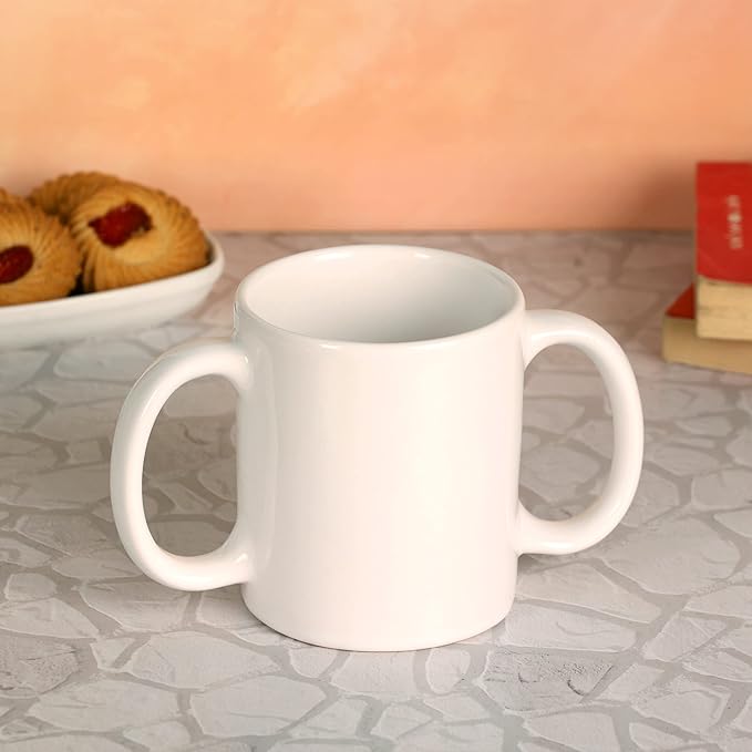 HealthGoodsIn Dual Handle Mug to Aid Tremors, 11.83 US Fl. Oz. - Image 3