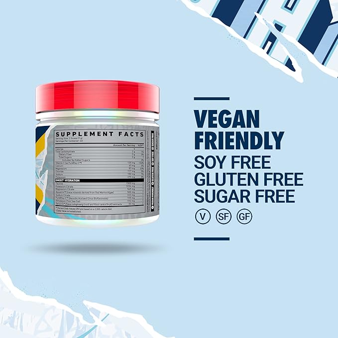 GHOST Hydration, Lemon Crush, 40 Serv, Electrolyte Powder - Image 4