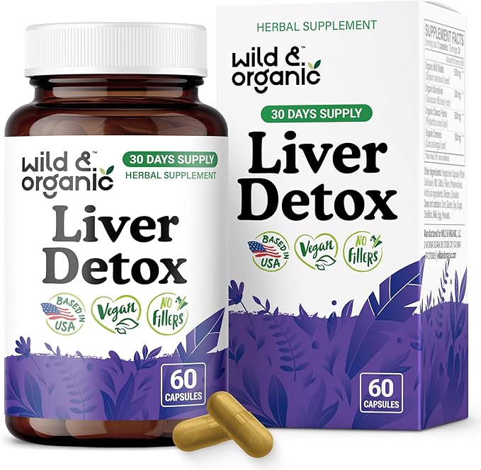 Wild & Organic Liver Detox Cleanse Capsules by WildOrganic