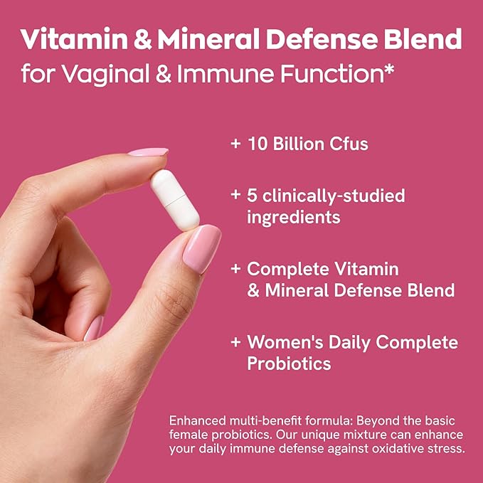 Gynable Vaginal Probiotics for Women Odor & Itch Support, Urinary | pH Balance - Image 3