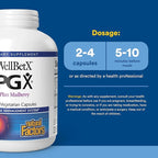 PGX by Natural Factors, WellBetX Plus Mulberry, 180 vegetarian capsules - Image 3