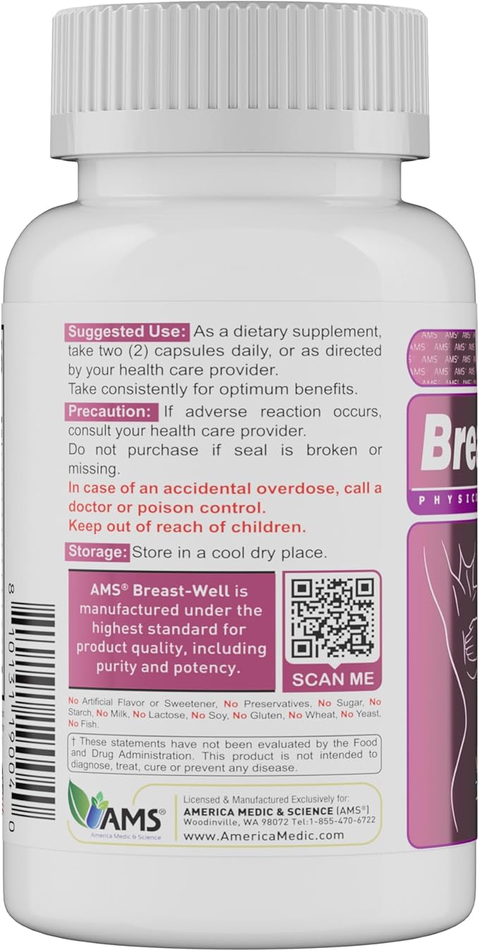 America Medic & Science BreastWell – Herbal Support Supplement - Image 3