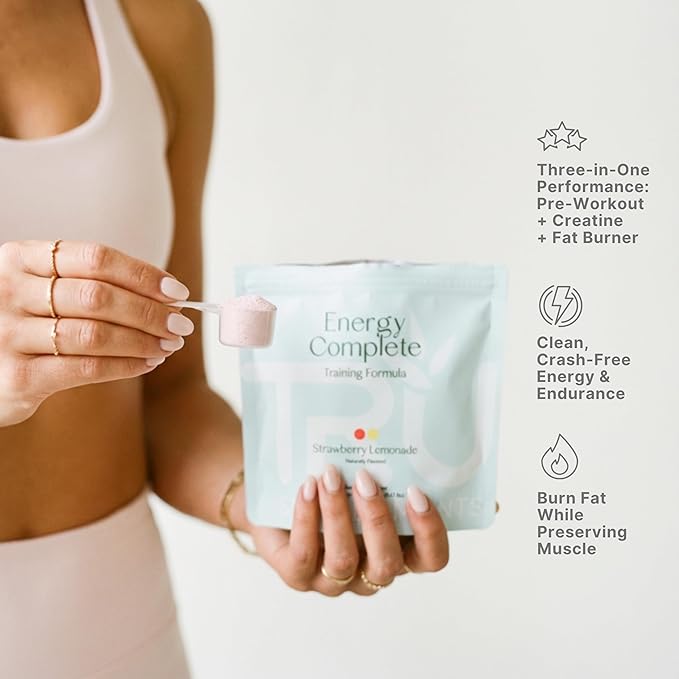 TRU Supplements Energy, Pre Workout Training Formula, Vegan Friendly, No Jitters - Image 4