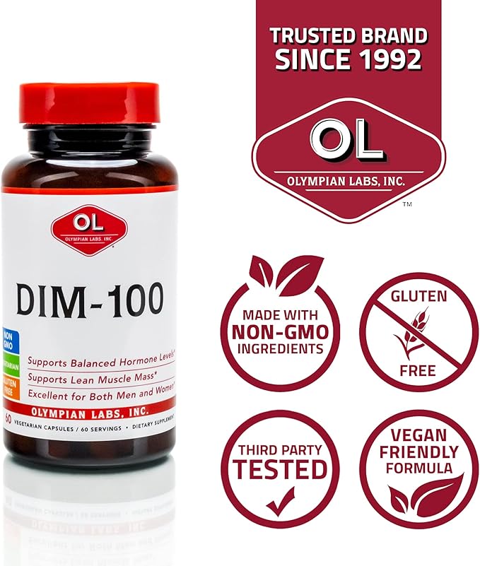 Olympian Labs DIM Supplement 100mg - Image 4