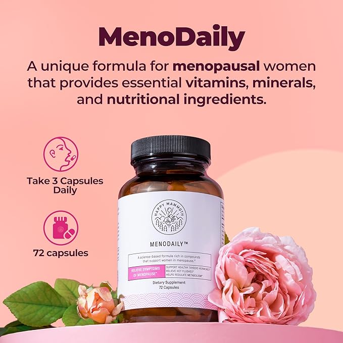 Happy Mammoth Meno Daily Menopause Vitamins & Supplements - Image 3