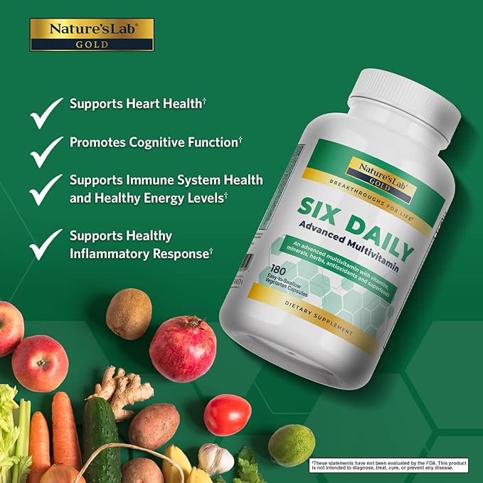 Nature's Lab Six Daily Advanced Multivitamin - Image 2