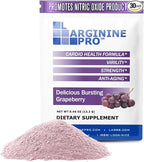 L-ARGININE PRO Supplement Powder | 30 Packets Single Serve Travel Size | 5 by HeartHealthySupplements