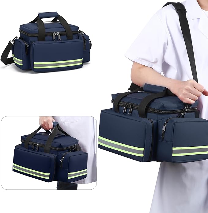 Medical Bag Empty Emergency Bag Medical Bag Organizer Professional First - Image 5