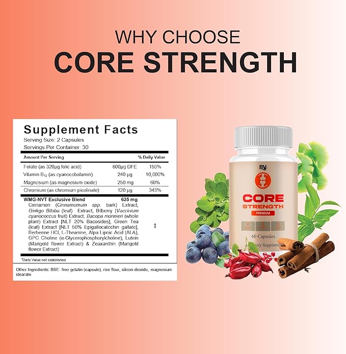 Core Strength Capsules, CoreStrength Advanced Maximum Strength Overall Health & - Image 2