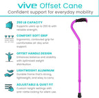 Vive Walking Cane for Women, Elderly - Image 2
