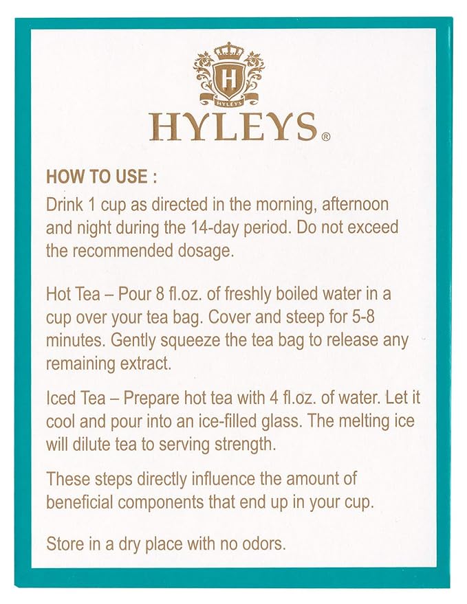 Hyleys Detox Tea for Cleanse and Weight Loss – 14 Day Detox Kit - Image 6