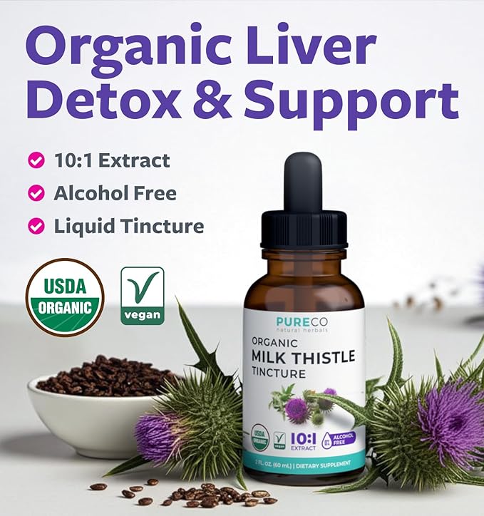 USDA Organic Milk Thistle Tincture - Image 2
