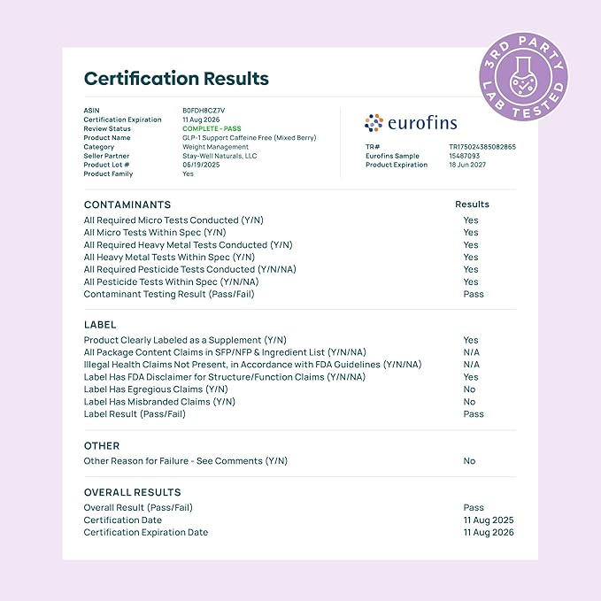 GLP-1 Supplement | GLP 1 Booster Drink Mix to Control Appetite and Cravings | - Image 9