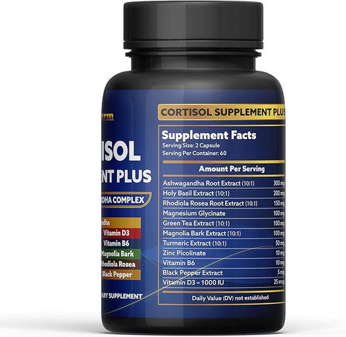 11in1 Cortisol Plus Supplement, 11in1 Ashwagandha and Natural Herbal Complex - Image 2