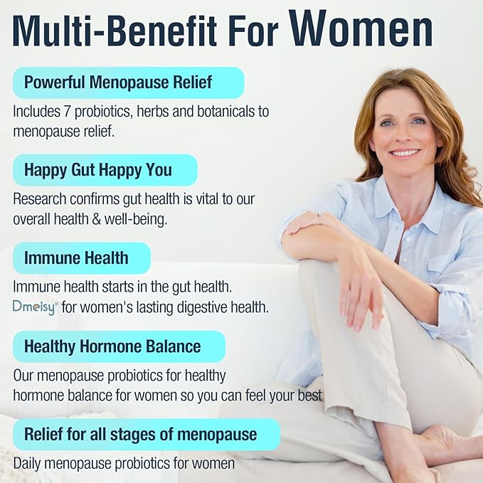 Menopause Supplements for Women, 120 Billion CFU Probiotic, 13-in-1 Herbs - Image 3