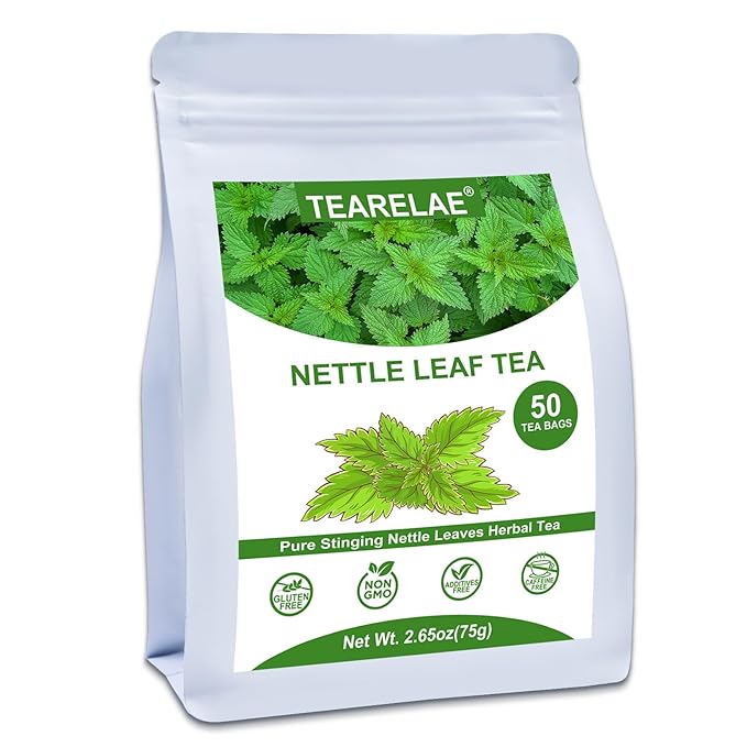 TEARELAE - Nettle Leaf Tea - 1.5g x 50 Counts - Premium Stinging Nettle Tea by TEARELAE