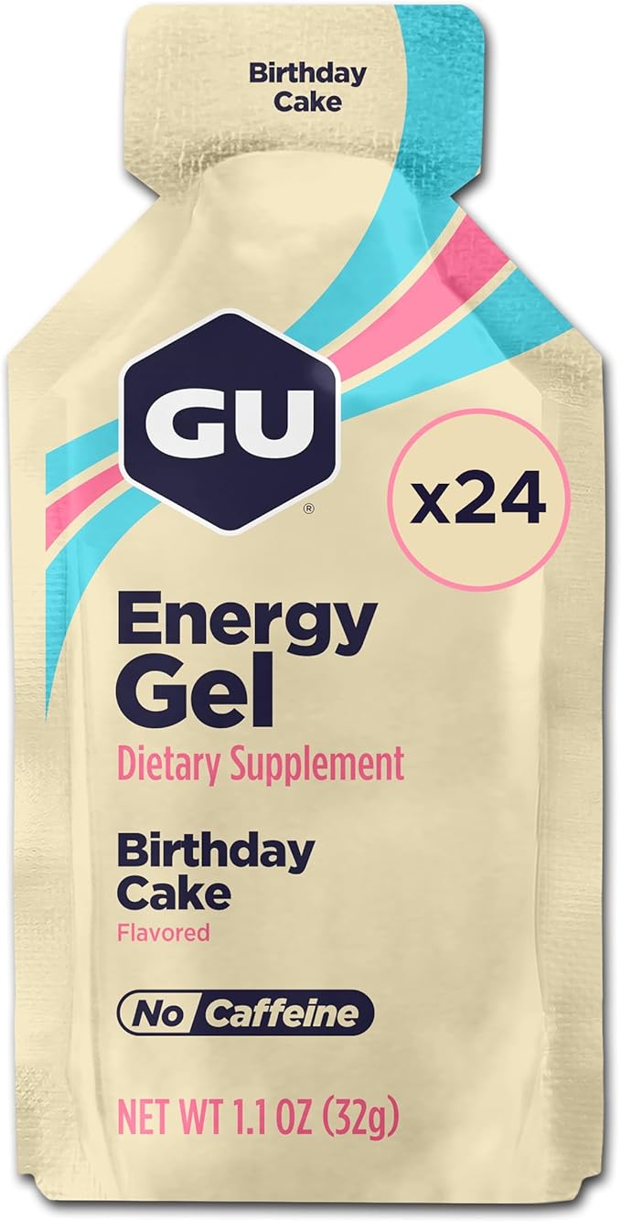 GU Energy Original Sports Nutrition Energy Gel, Birthday Cake by GUEnergyLabs