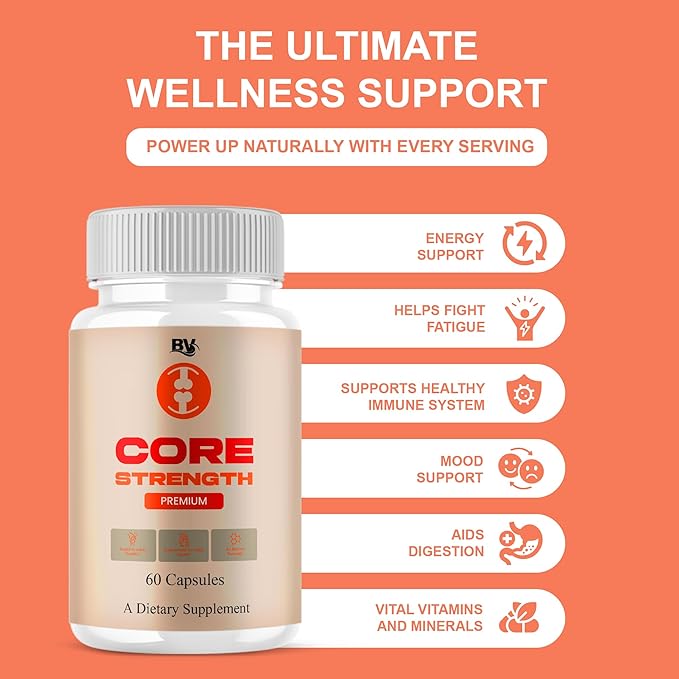 Core Strength Capsules, CoreStrength Advanced Maximum Strength Overall Health & - Image 5